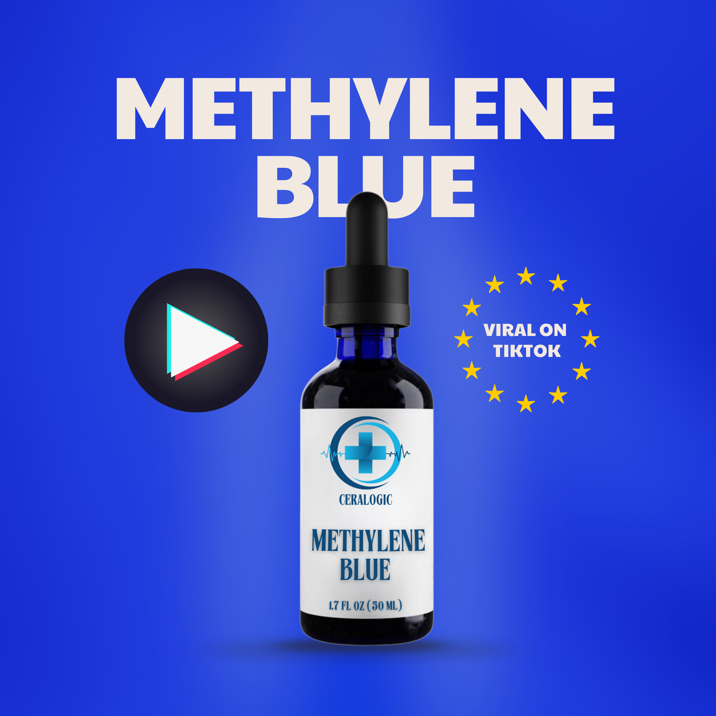 CERALOGIC Methylene Blue - USP Grade, Formaldehyde-Free